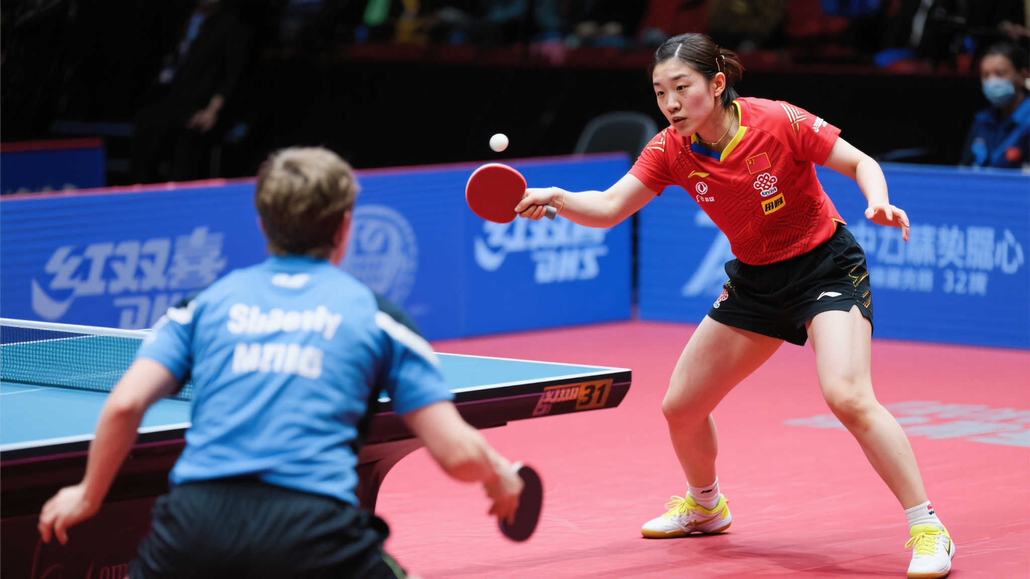 （体育）乒乓球——多哈世乒赛：王艺迪顺利闯入女单32强